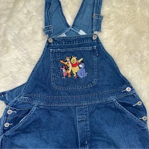 Vintage Disney Pooh Overalls Size 16W